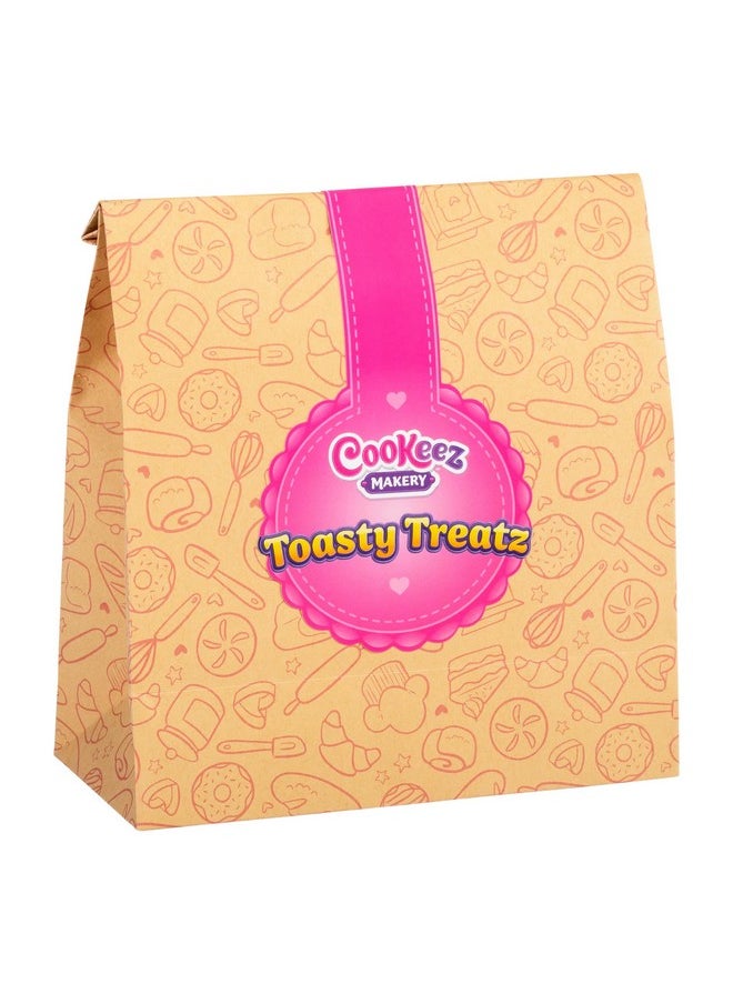 Cookeez Makery - Toasty Treatz Toaster With Scented Plush - 2 Pack; Make A Soft And Squishy Surprise Plush Friend. Pop-In-Bread And See A Surprise Plush Pop Up! - Image 1
