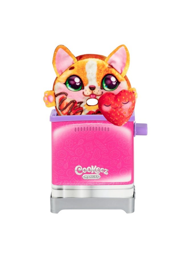 Cookeez Makery - Toasty Treatz Toaster With Scented Plush - 2 Pack; Make A Soft And Squishy Surprise Plush Friend. Pop-In-Bread And See A Surprise Plush Pop Up! - Image 1