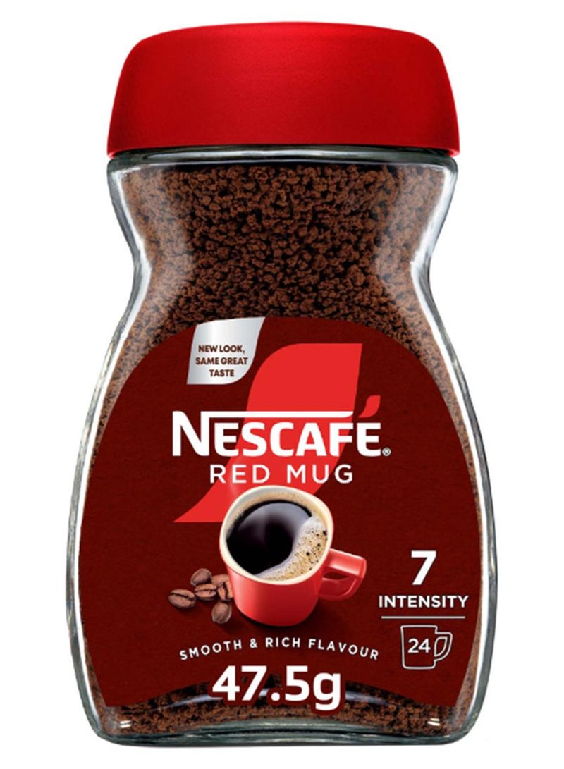 Nescafe Red Mug Instant Coffee Jar 47.5grams - Image 1
