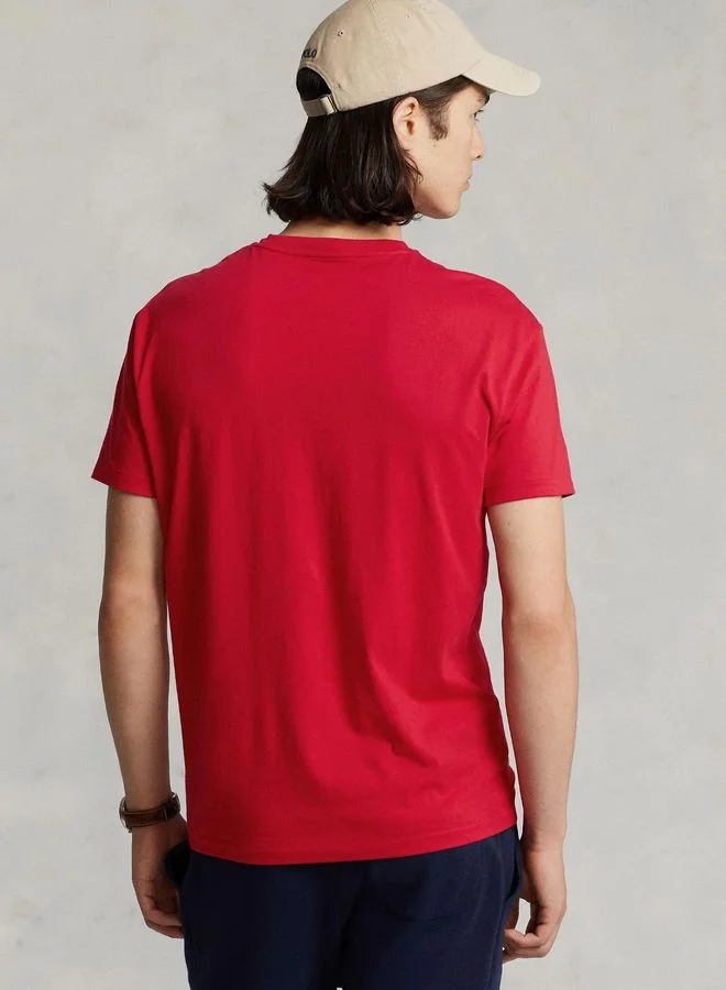 POLO RALPH LAUREN Classic Fit Jersey V-Neck T-Shirt