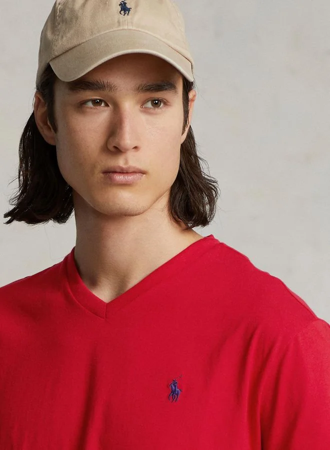POLO RALPH LAUREN Classic Fit Jersey V-Neck T-Shirt