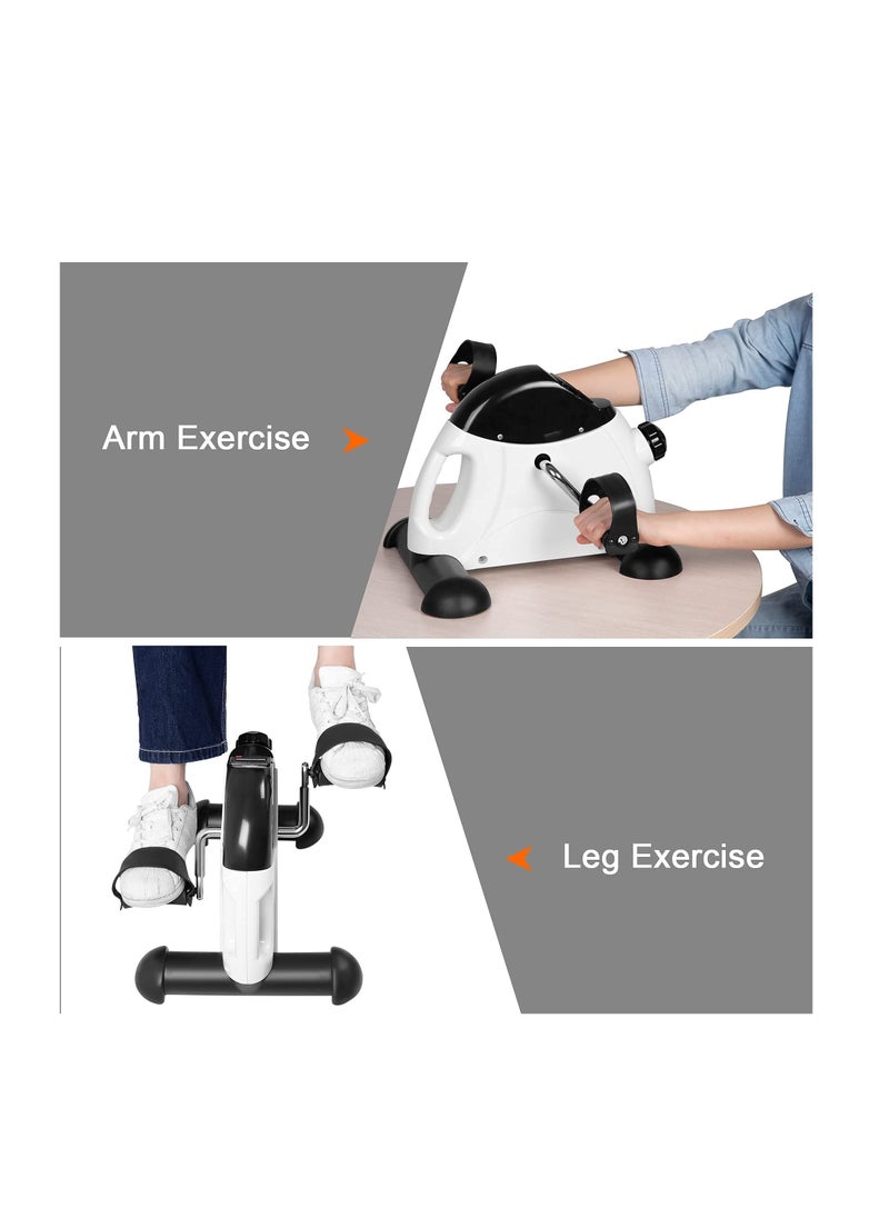 Arabest - Mini Exercise Bike Pedal Exerciser Arm and Leg Cycle Exercise Bike Adjustable Resistance with LCD Display - Image 1