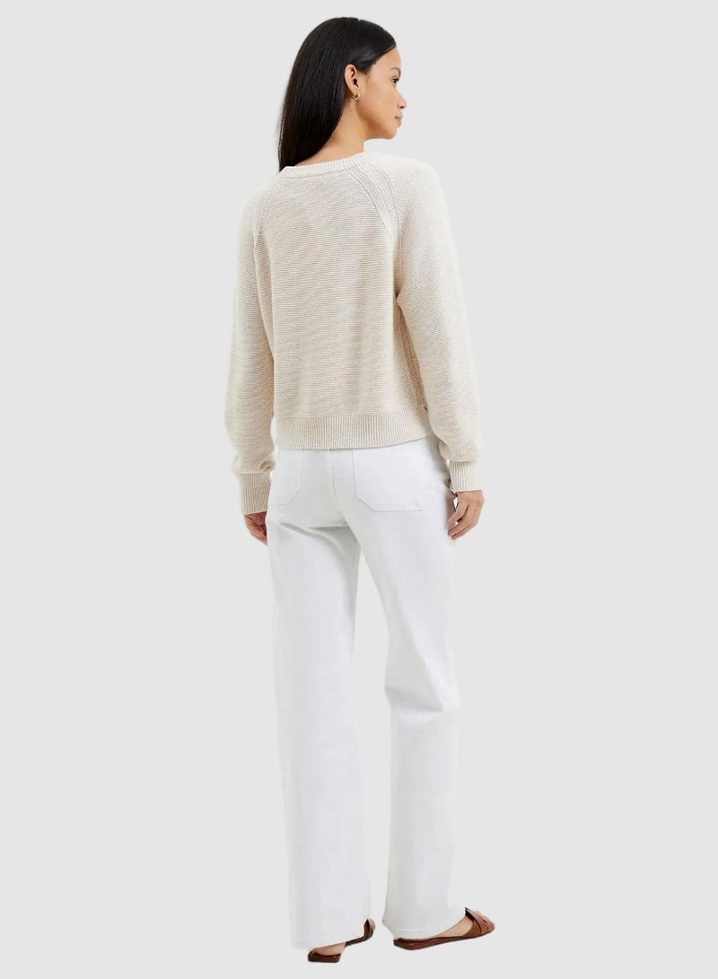 فرنش كونكشن ليلي موزارت سترة بياقة مستديرة - Image 3