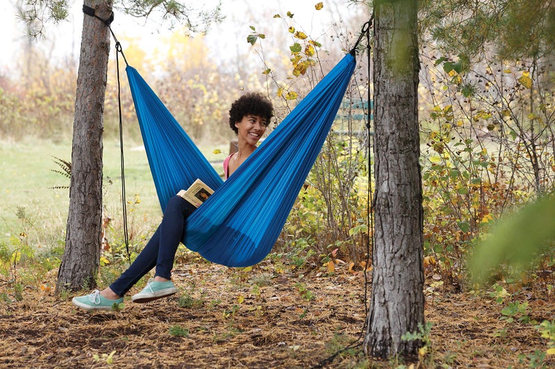 Coghlan's Coghlan's Single Parachute Hammock, Blue  - Image 2