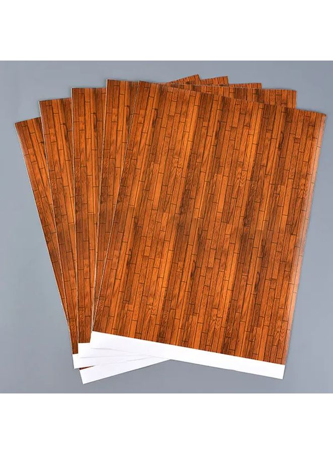 5Pcs Self Adhesive Realistic Dollhouse Floor Sheets Peel Stick Miniature Stickers - Image 5