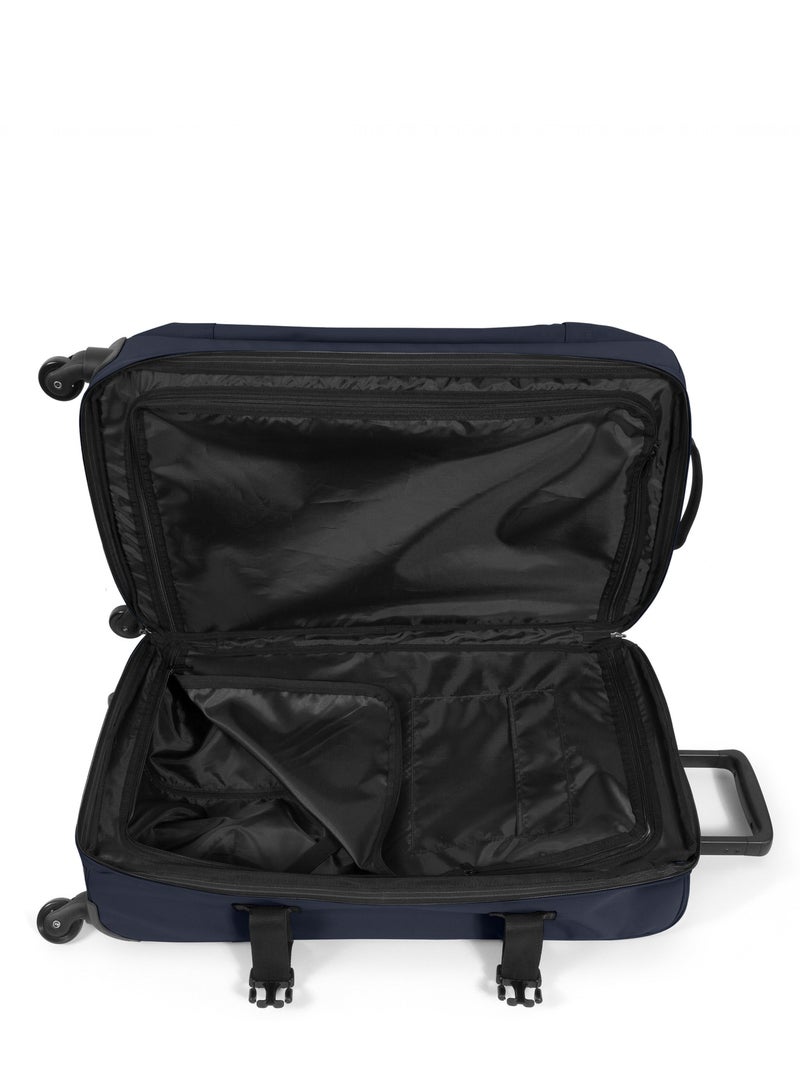 ايستباك حقيبة السفر TRANS4 S Adventure صغيرة الحجم بلون الأزرق البحري الفاتح (Ultra Marine)، مزودة بعجلات دوارة 360 درجة لسهولة الحركة والانسيابية في جميع الاتجاهات. تتميز بتصميم قوي وعصري، مثالية لرحلاتك القصيرة، وتوفر مزيجًا من العملية، المتانة، والأناقة لتجربة سفر مريحة ومنظمة - Image 3