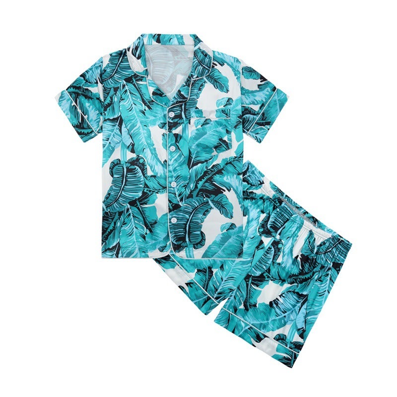 Children'S Printed Home Clothes, Light, Comfortable And Fashionable, Universal Suit Pajamas For Boys And Girls - Image 1