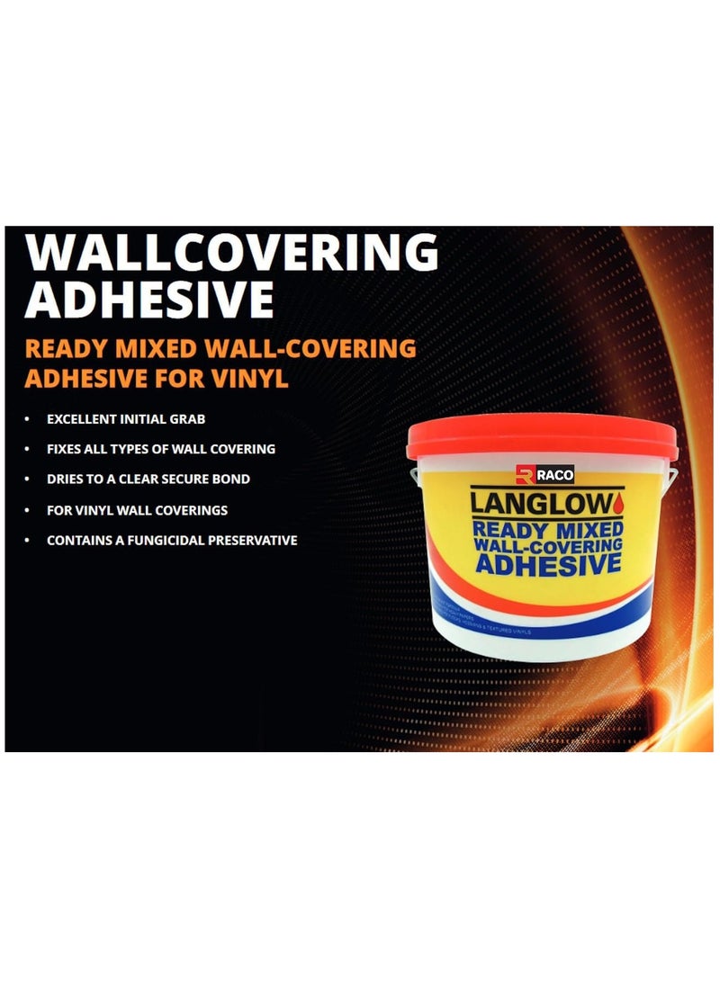 RACO LANGLOW Ready Mixed Wall-Covering Adhesive Glue 5 Kg