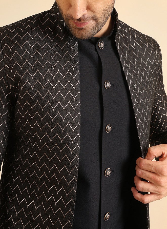 KISAH طقم شيرواني ذات تصميم ذاتي للرجال من كيساه إندويستern - Image 2