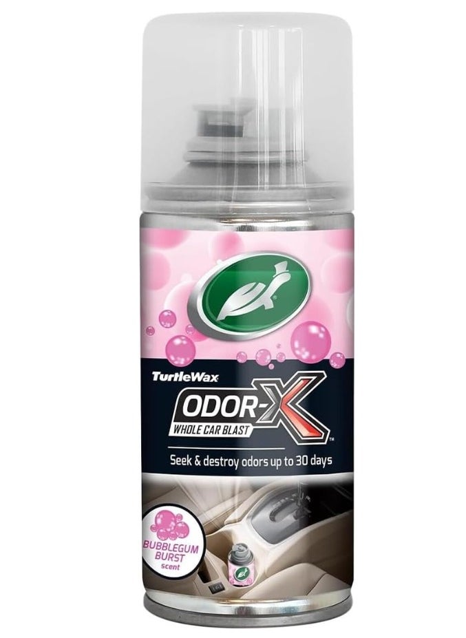 TURTLE Biki TurtleWax Made in United Kingdom ODOR-X Whole Car Blast Bubblegum Air Freshener  - Image 1