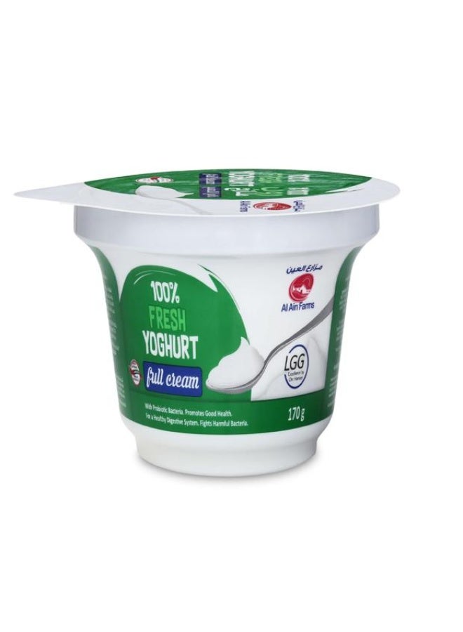 Al Ain Full Fat Yoghurt, Plain - 170g, UAE