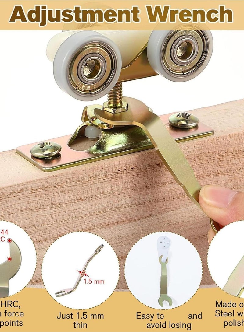 GGOOT Pocket Door Wrench - Pivot Adjustment Wrench | Sturdy Bifold Closet Door Wrench, Portable Pocket Door Tool Door Hinge Adjustment Tool, Ergonomic Pocket Door Adjustment Tool Door Hardware Tools - Image 3
