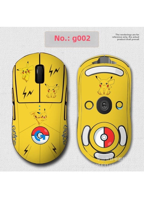 Anti-slip Mouse Stickers Logitech GPW One Or Two Generation GPROX Special All-inclusive Sweat-absorbent Anti-sweat Hand Stickers Lizard Skin-Color:GPW Generation [02]]