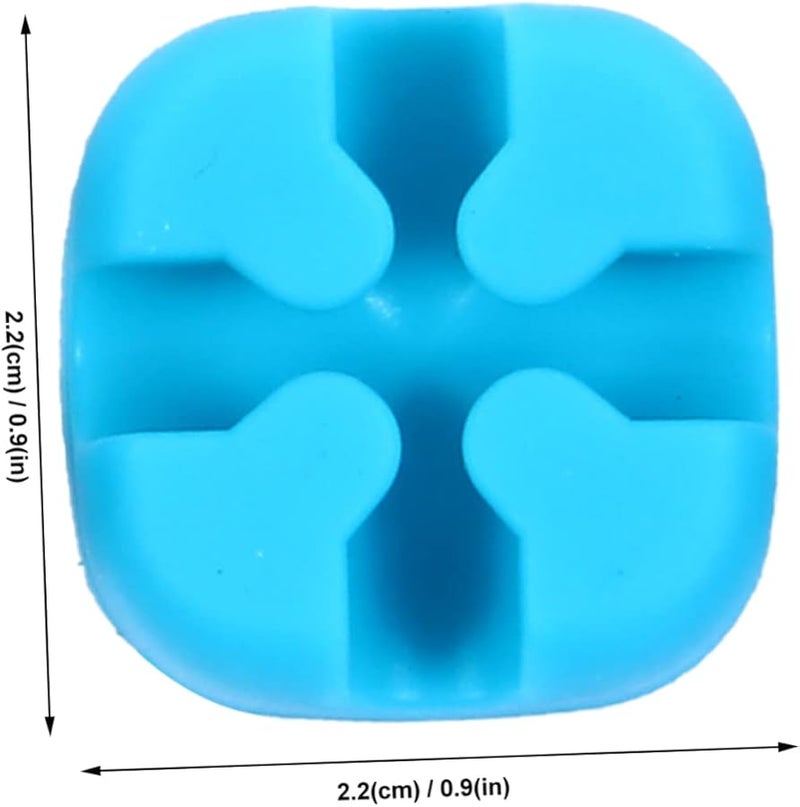 TEHAUX 5 Pack Cable Organizer Cord Management System for Home Office School Black - Image 3