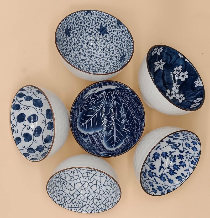 FS COOL Ceramic Snack Dessert Bowls Set Small Bowl Set for Ice Cream Nut Condiment Porcelain Side Dish Bowls for Dipping Salsa Set of 12 - Image 4