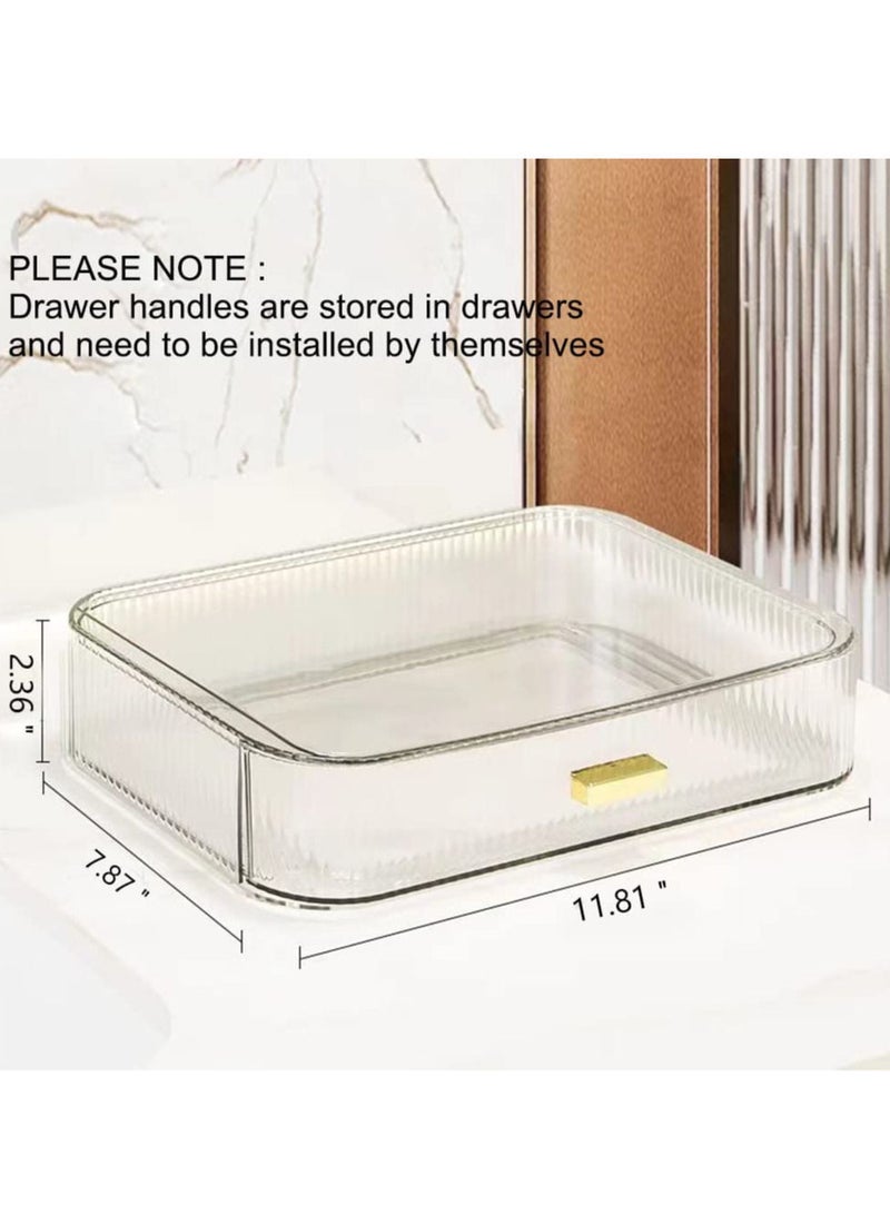 Sharpdo Makeup Organizer With Stackable Drawers,Bathroom Vanity Organizers And Storage,Ideal For Desk And Dresser Countertops,Great For Cosmetics,Skincare,Lipsticks,1 Drawer - Image 2