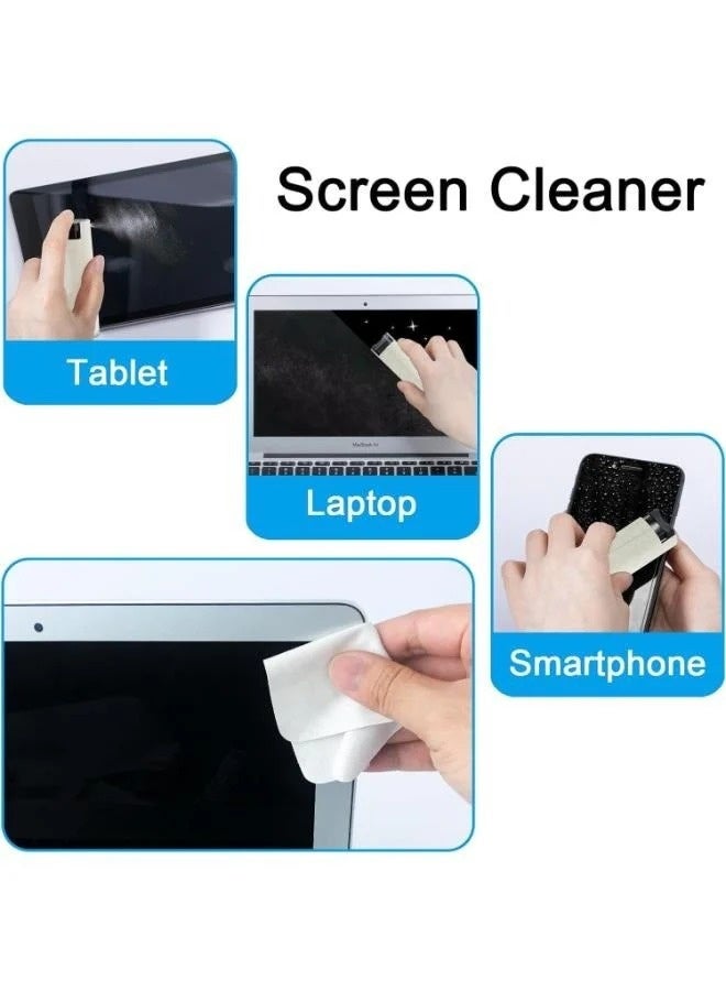 إيزي لايف منظف شاشة متعدد الاستخدام 10 مل للهواتف واللاب توب والأجهزة اللوحية والشاشات، بخاخ تنظيف محمول مع قطعة مسح مدمجة وغطاء واقٍ - Image 5
