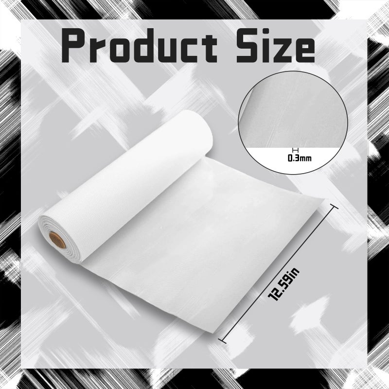 GARBODIY 10 Ft x 12.4 Inch Hot Fix Transfer Tape, Rhinestones Transfer Film Paper Roll - 0.3mm Thick, Ideal for DIY Rhinestone Pattern Positioning on Clothes, Fabric & Craft Decorations - Image 3