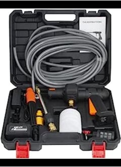ABBASALI Cordless Pressure Washer High Pressure Car Washer Cleaner Portable Electric Washer with Power Display Adjustable Nozzle  - Image 1