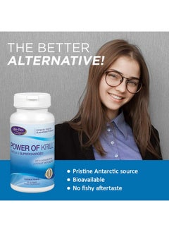 Life-flo Power Of Krill ; Antarctic Krill Oil W/Omega3S & Astaxanthin ; Immune Heart & Joint Formula ; 60Ct 30 Serv.  - Image 5