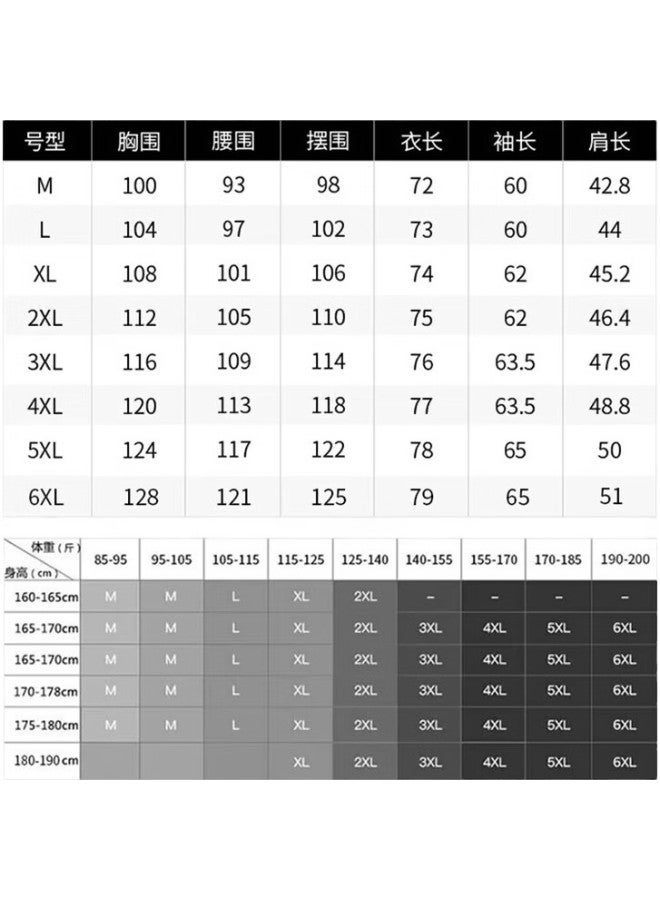 MIIOW Men'S Long-Sleeve Business Formal Shirt, White Work Uniform, Casual Shirt, Light Blue, L - Image 2
