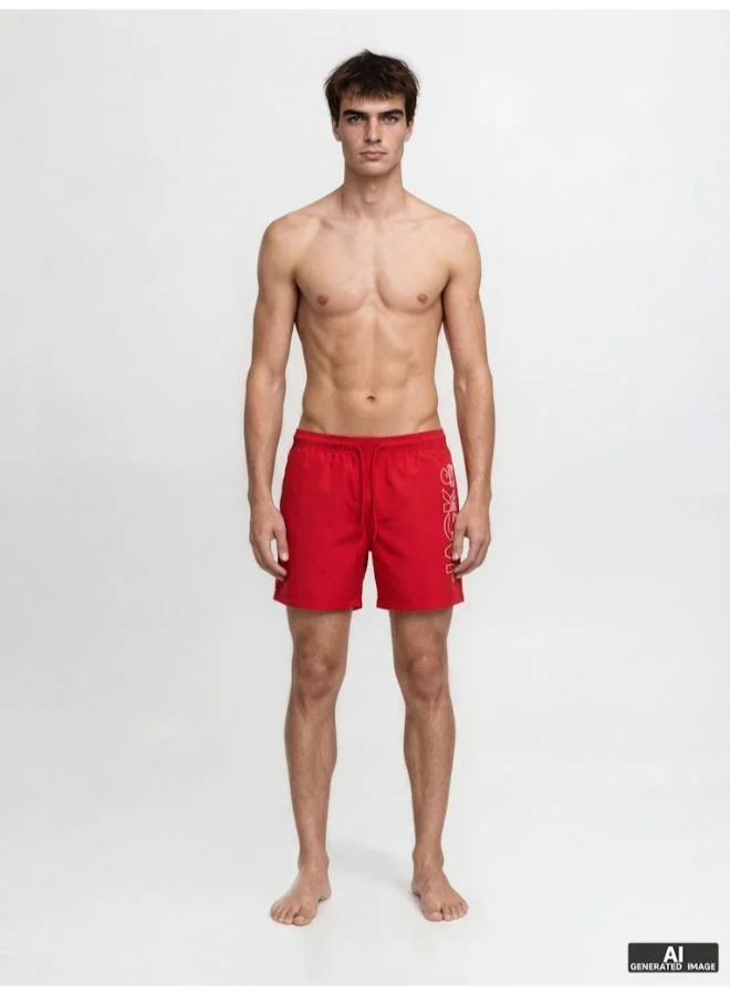 JACK & JONES  Logo Drawstring Swim Shorts for Men | Best Price UAE