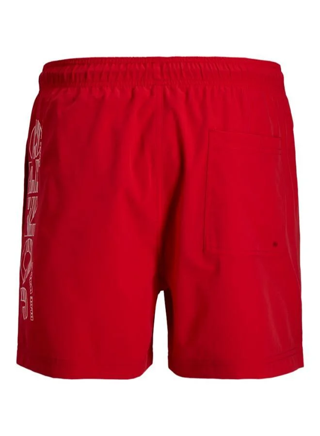 JACK & JONES  Logo Drawstring Swim Shorts for Men | Best Price UAE