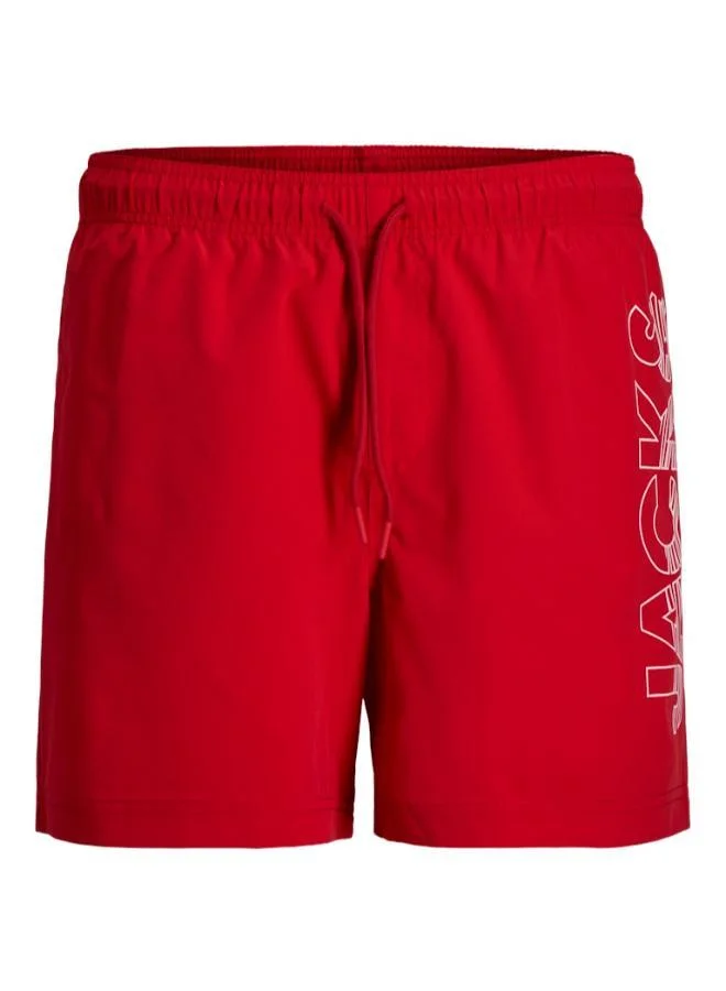 JACK & JONES  Logo Drawstring Swim Shorts for Men | Best Price UAE