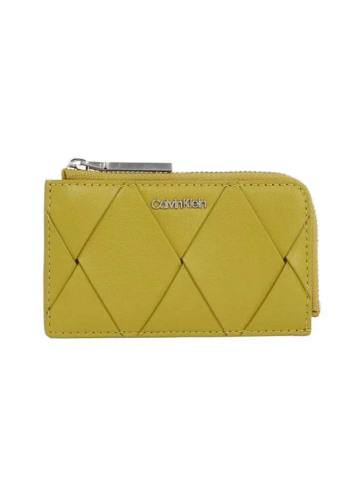 CALVIN KLEIN Woven Zip Cardholder