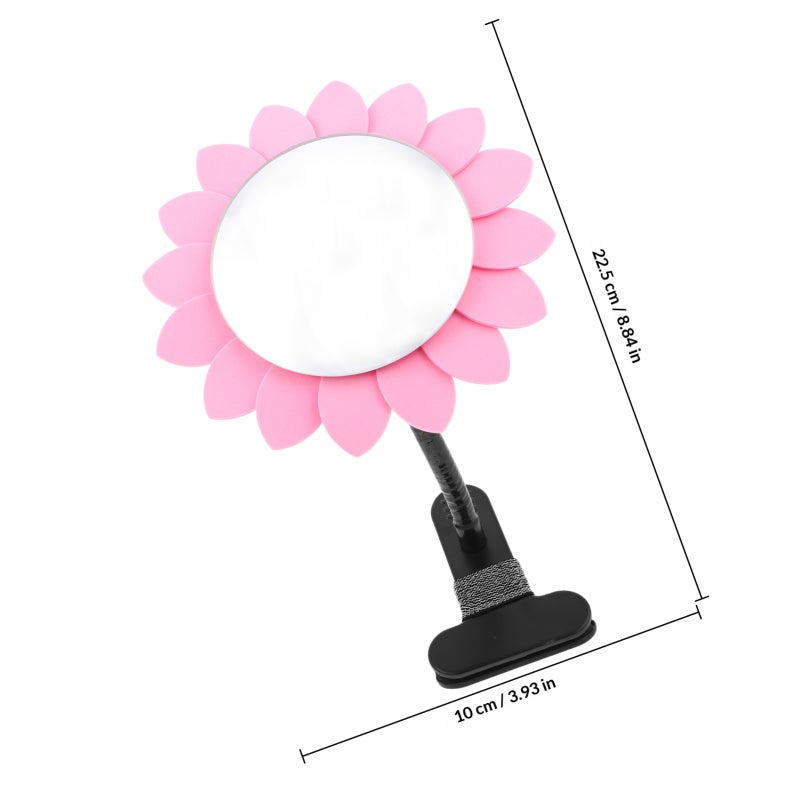 Clip On Security Mirror Cubicle Mirror For Makeup Personal Safety Security Desk Rear View Monitors Computers Or Anywhere - Image 2