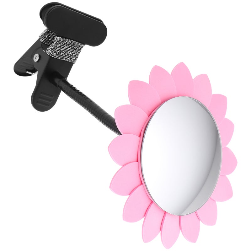 Clip On Security Mirror Cubicle Mirror For Makeup Personal Safety Security Desk Rear View Monitors Computers Or Anywhere - Image 1