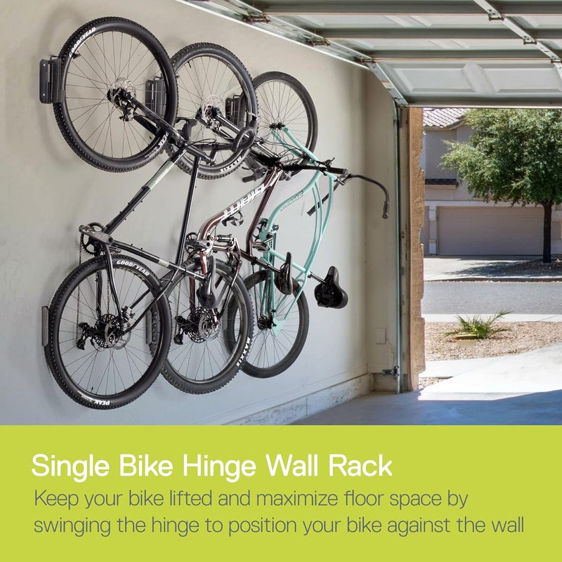 Delta Bike Rack Garage Wall Mount Storage by Cycle, Hook Design Provides Easy Bicycle Storage Access, Bike Wall Mount Rack Holds Any Bike for Easy Access - Image 2