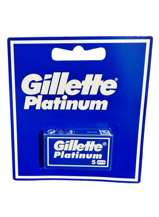 Gillette 50 Gillette Platinum Double Edge Razor Blades - Image 3