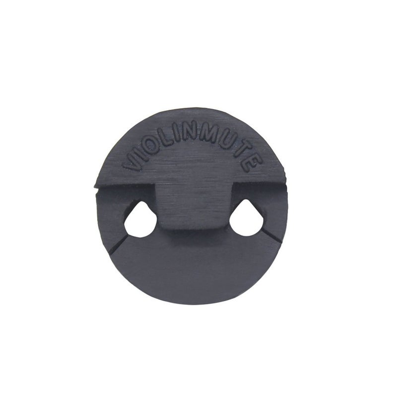 PERLMAN Violin Mute Black Round Rubber - Image 1