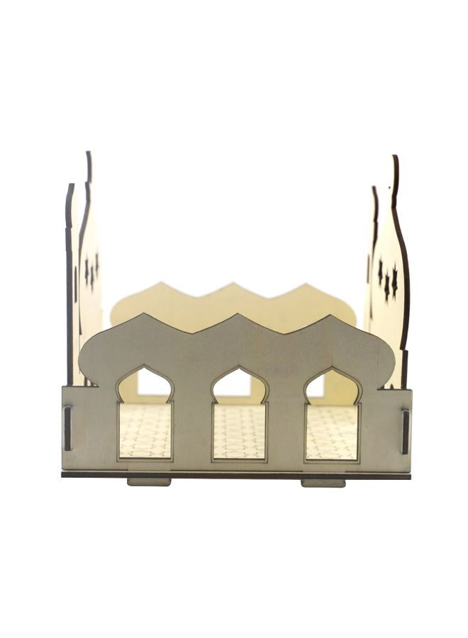 إسكدنيا حلية بتصميم شهر رمضان بيج 20x20x2سم - Image 4