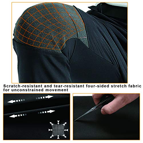 Postropaky Womens Outdoor Snow Ski Pants Waterproof Hiking Insulated Softshell Pants Snowboard Zipper Bottom Leg(Grey8S) - Image 5