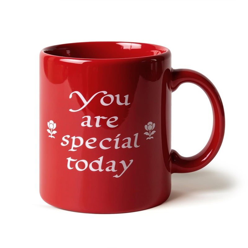 You Are Special Today Red Mug Original Waechtersbach Ceramic Celebration Mug Iconic Gift for Birthdays Graduations Mothers Day Milestones German Tradition Since 1832 Dishwasher Safe