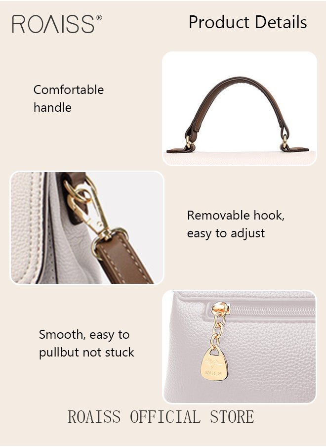 roaiss - Women Shoulder Crossbody Bag Large Capacity Compact and Exquisite Women Handbag - Image 1