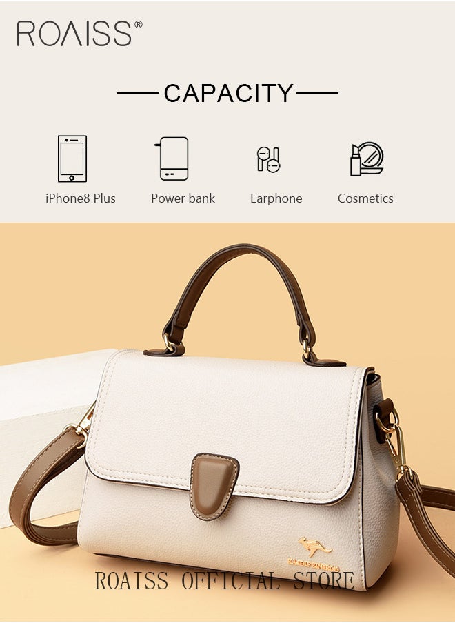 roaiss - Women Shoulder Crossbody Bag Large Capacity Compact and Exquisite Women Handbag - Image 1