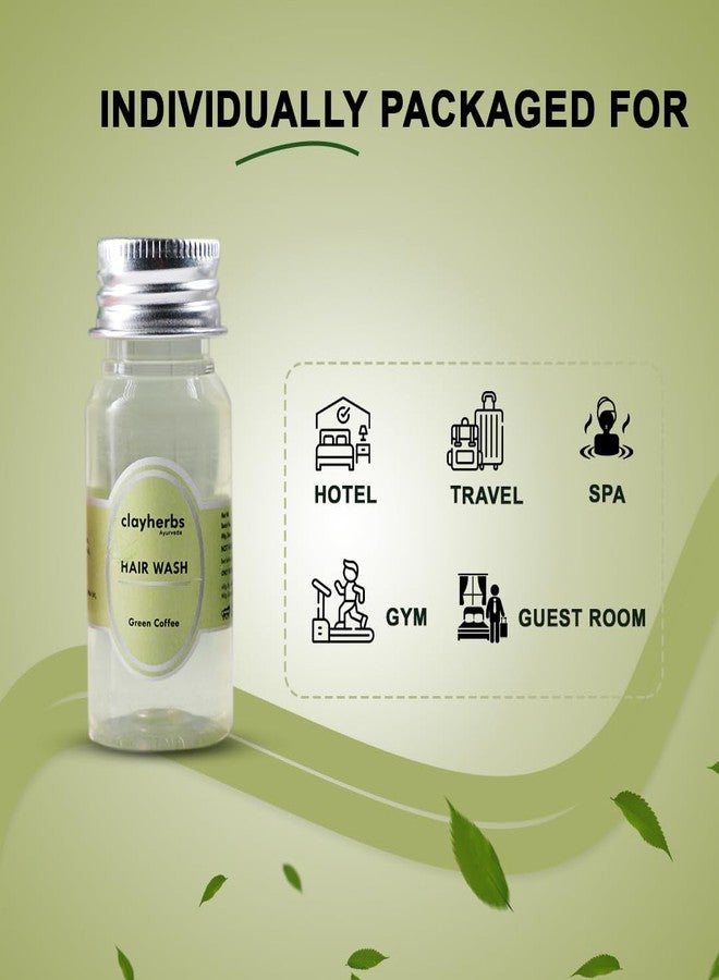 Clayherbs Bulk Hotel Amenities | Toileties For Hospitality | Travel Size Shampoo | Hotel Shampoo | Nourishing | Biodegradable | Supplies for Guests | 35ml | 50pc Set - Image 4