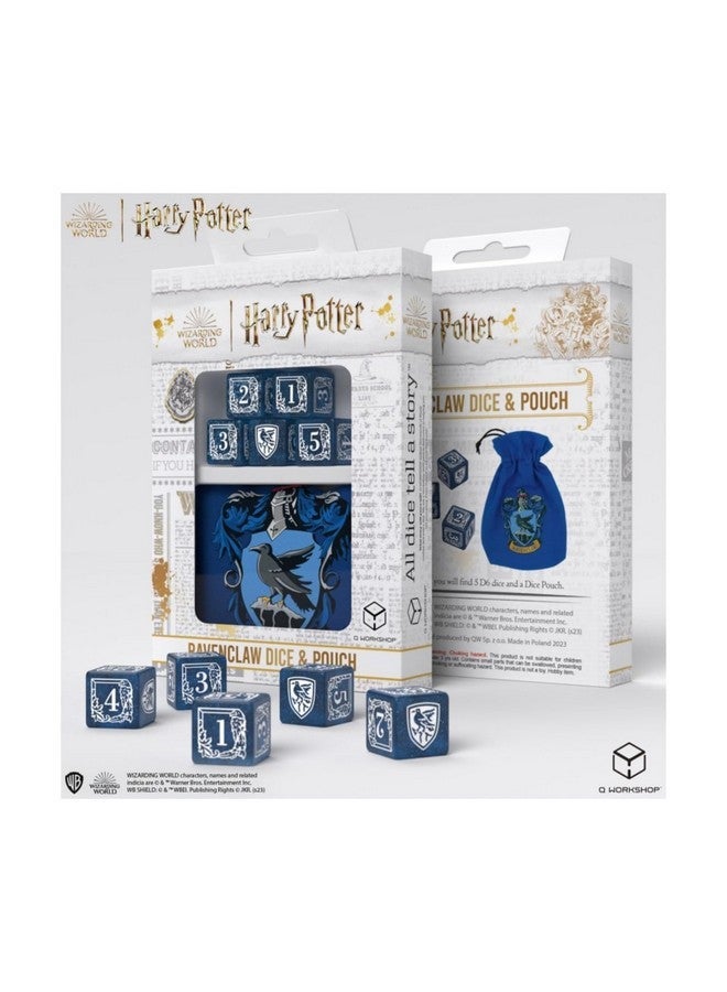 Q WORKSHOP Harry Potter Ravenclaw Dice & Pouch - Image 1