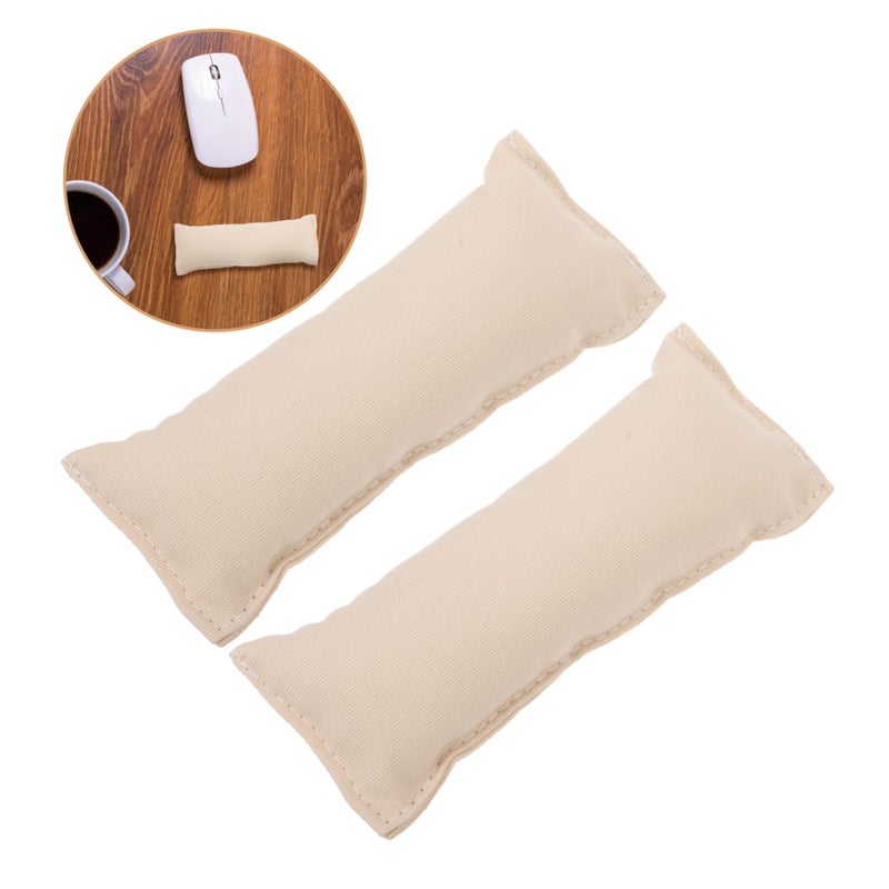 2Pcs Creamy Cotton Computer Elbow Mat Pad Wrist Rest For Office Desk Accessories - Image 4