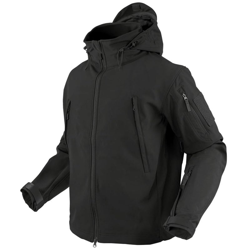 Condor Summit Soft Shell Tactical Jacket, Color Black, Size Large - Image 1