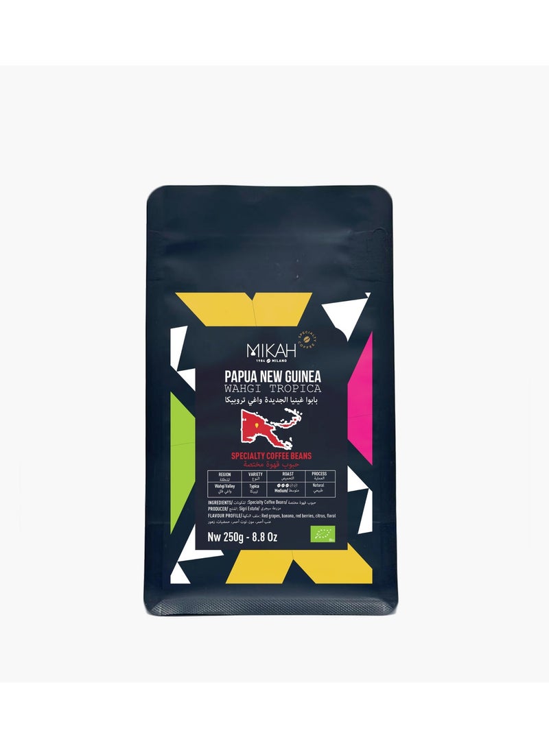 MIKAH Papua New Guinea Wahgi Tropica Speciality Coffee 250 G - Image 1