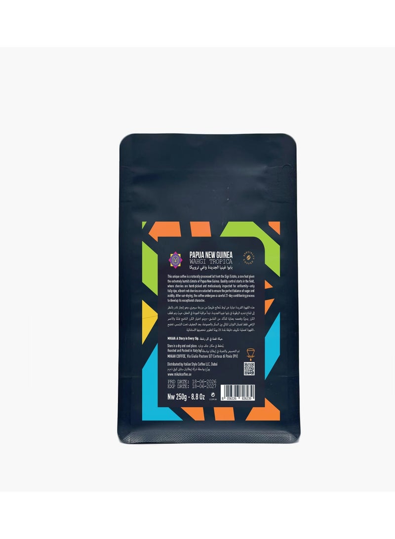 MIKAH Papua New Guinea Wahgi Tropica Speciality Coffee 250 G - Image 2