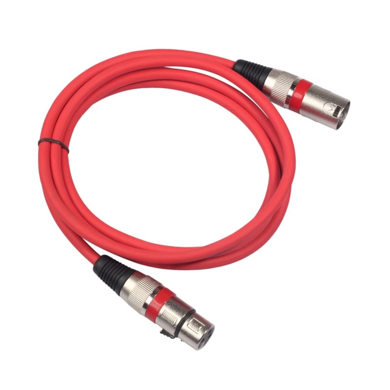 BESPORTBLE 6 قطع كابل ميكروفون XLR ذكر إلى أنثى كابل إشارة صوتي مضفر دبابيس مطلية طويلة - Image 1