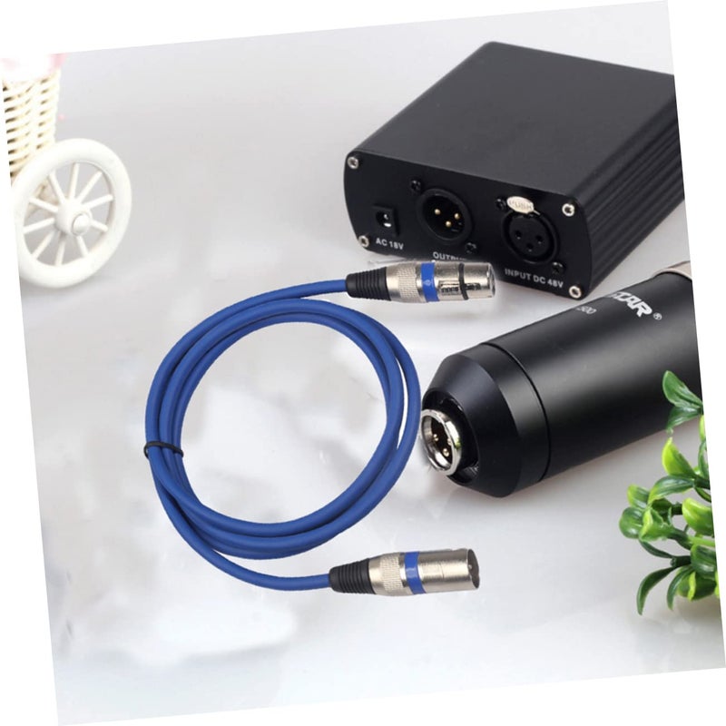 BESPORTBLE 6 قطع كابل ميكروفون XLR ذكر إلى أنثى كابل إشارة صوتي مضفر دبابيس مطلية طويلة - Image 2