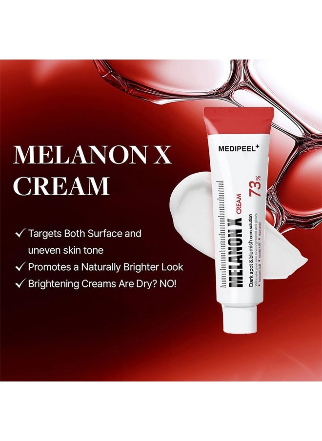 MEDIPEEL - Melanon X Cream, Dark Spot & Blemish Care Cream, Skin Evenness Support, Spot Appearance Improvement Cream, Anti Aging and Skin Lightening, 30ml - Image 1