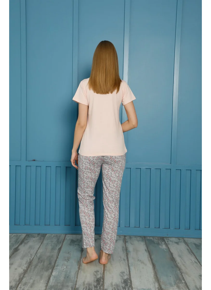 Akbeniz Women's Cotton Pajamas Set 20500P