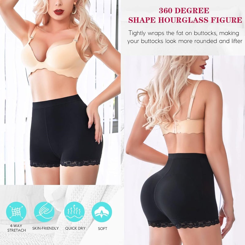 Selling Body-Shaping Pants Shorts With Ass Pad Boots Sports Fitness Thigh Lace Panties Body-Shaping Shorts - Image 2